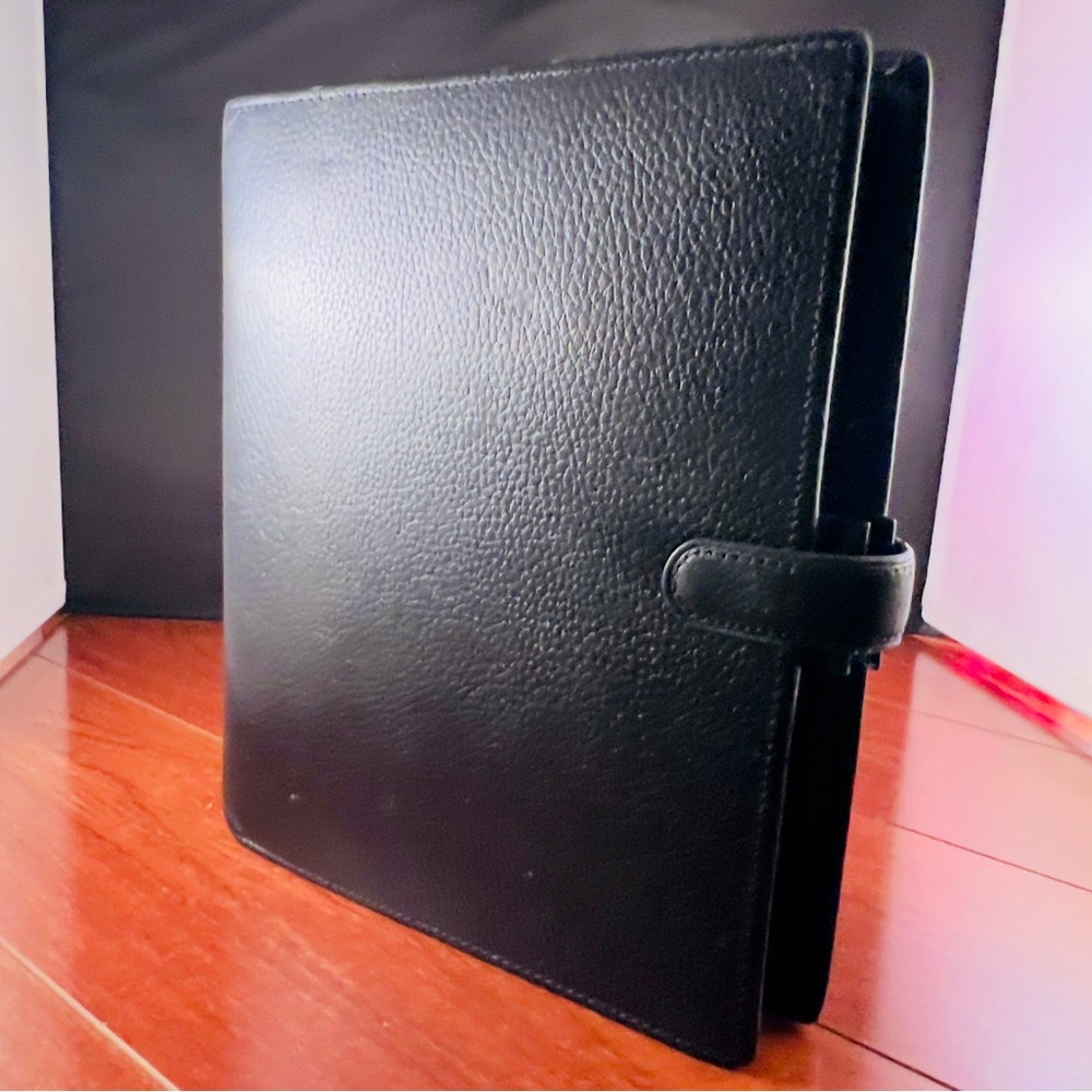 A5 Filofax black Finsbury Organizer